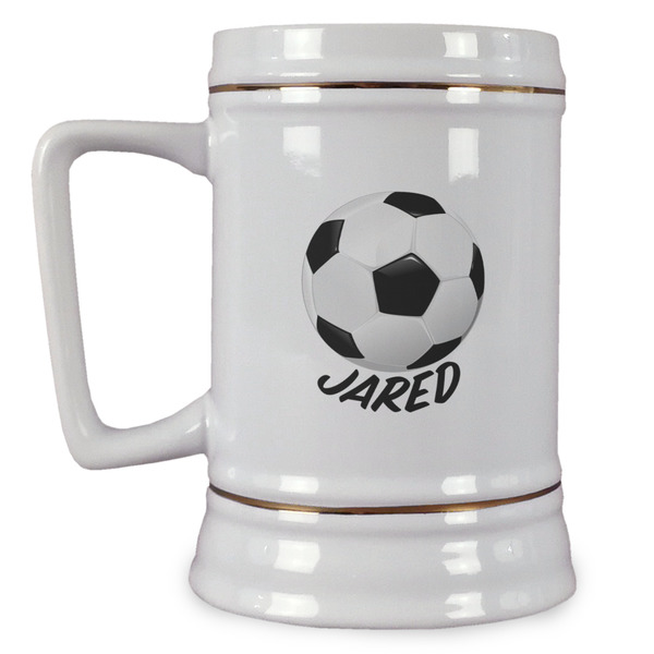 Custom Soccer Beer Stein (Personalized)