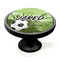 Soccer Black Custom Cabinet Knob (Side)