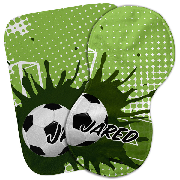 Custom Soccer Burp Cloth (Personalized)