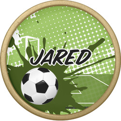 Soccer Cabinet Knob - Gold (Personalized)