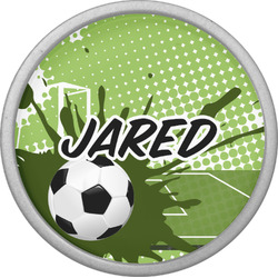 Soccer Cabinet Knob (Silver) (Personalized)
