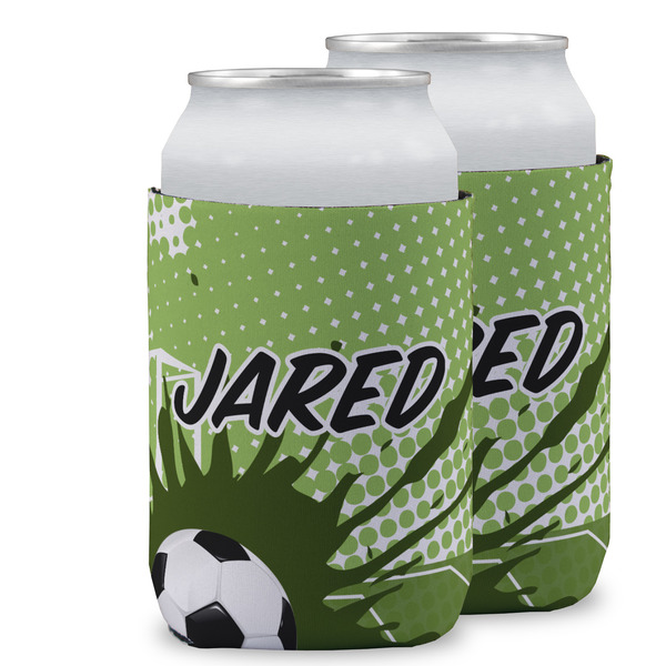 Custom Soccer Can Cooler (12 oz) w/ Name or Text
