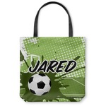 Soccer Canvas Tote Bag - Large - 18"x18" (Personalized)