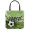 Soccer Canvas Tote Bag (Front)