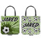 Soccer Canvas Tote - Front and Back