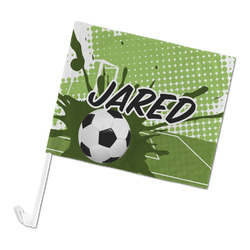 Soccer Car Flag - Large (Personalized)