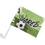 Soccer Car Flag - Small w/ Name or Text