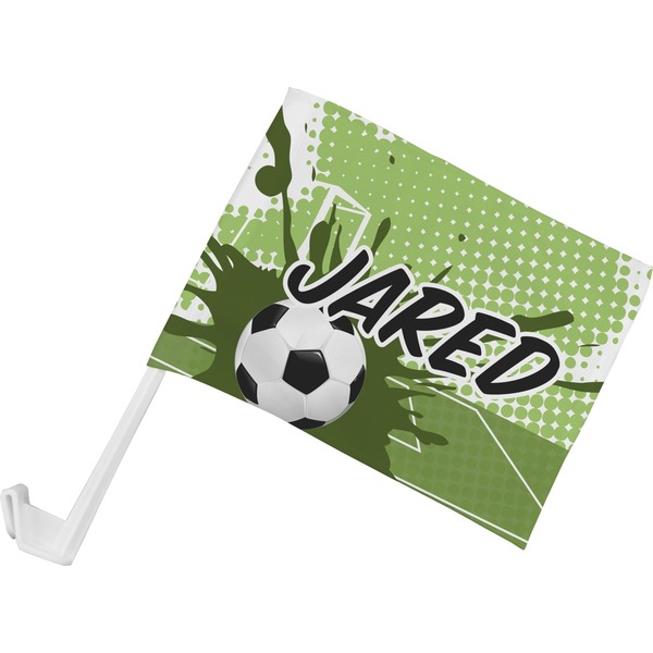 Custom Soccer Car Flag - Small w/ Name or Text