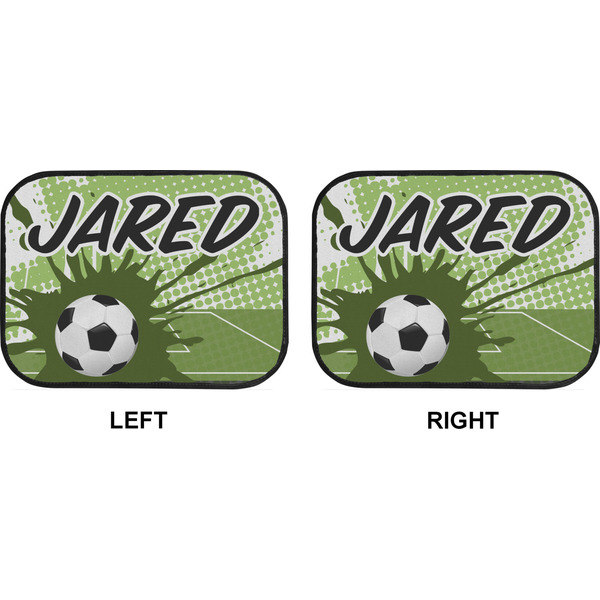 Soccer Car Floor Mats (Back Seat) (Approval)