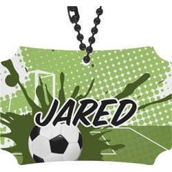 Soccer Rear View Mirror Ornament (Personalized)