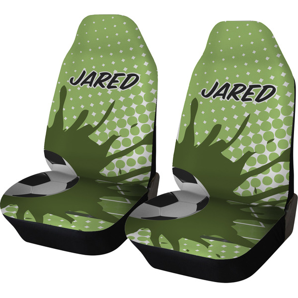 Custom Soccer Car Seat Covers (Set of Two) (Personalized)