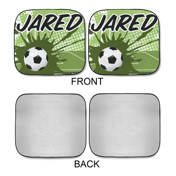 Soccer Car Sun Shades - APPROVAL
