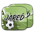 Soccer Car Sun Shade - Two Piece (Personalized)