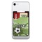 Soccer Cell Phone Credit Card Holder w/ Phone