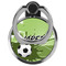 Soccer Cell Phone Ring Stand & Holder - Front (Collapsed)