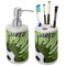 Soccer Ceramic Bathroom Accessories Set (Personalized)