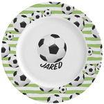 Soccer Ceramic Dinner Plates (Set of 4) (Personalized)