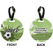 Soccer Circle Luggage Tag (Front + Back)