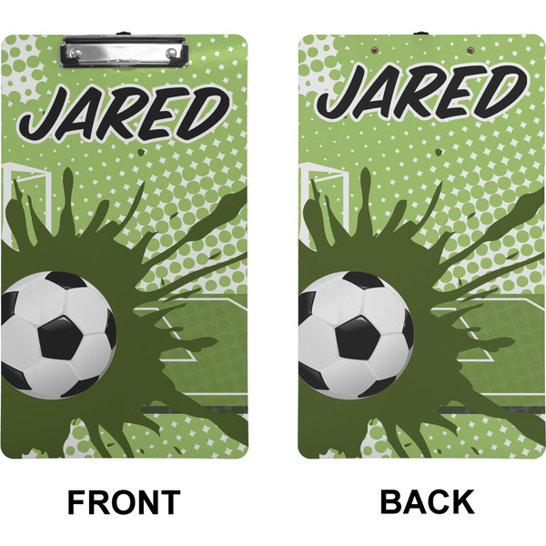 Soccer Clipboard (Legal) (Front + Back)