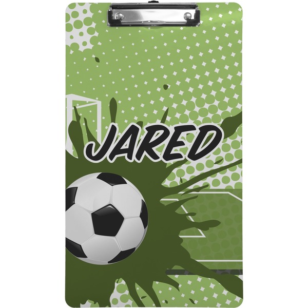 Custom Soccer Clipboard (Legal Size) (Personalized)
