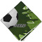 Soccer Cloth Napkins - Personalized Dinner (Folded Four Corners)