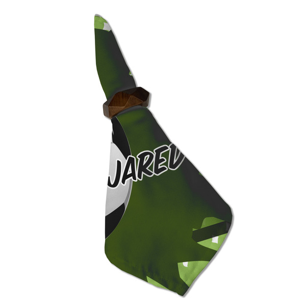 Soccer Cloth Napkins - Personalized Dinner (Folded in Ring) (MAIN)