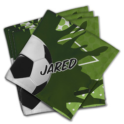 Soccer Cloth Napkins (Set of 4) (Personalized)