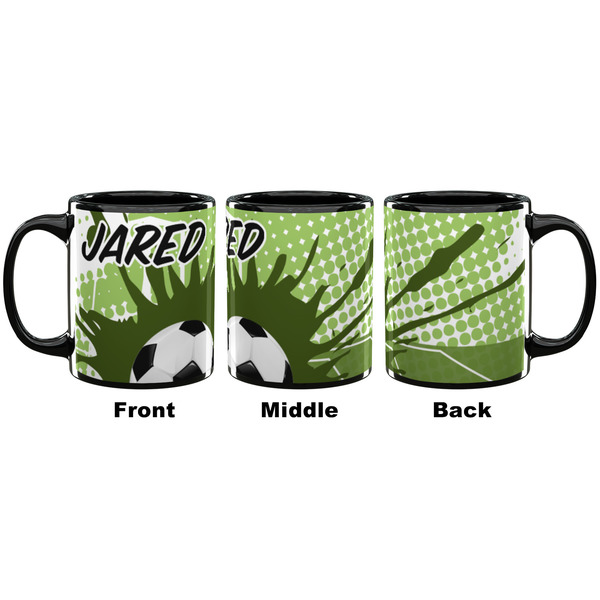 Soccer Coffee Mug - 11 oz - Black APPROVAL