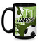 Soccer Coffee Mug - 15 oz - Black