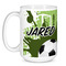 Soccer Coffee Mug - 15 oz - White