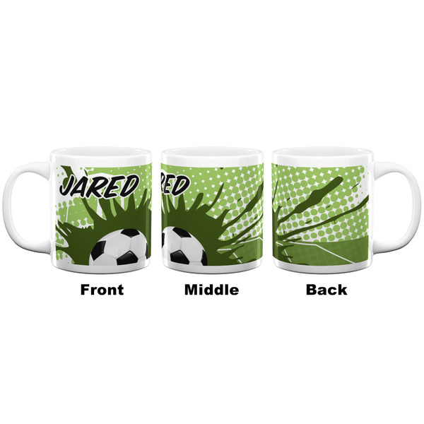 Soccer Coffee Mug - 20 oz - White APPROVAL