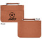 Soccer Cognac Leatherette Bible Covers - Small Single Sided Apvl