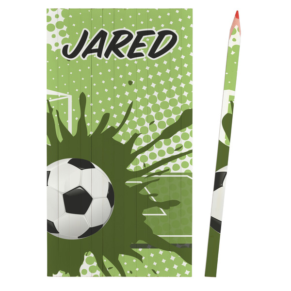 Soccer Colored Pencils - Front View