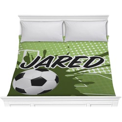 Soccer Comforter - King (Personalized)