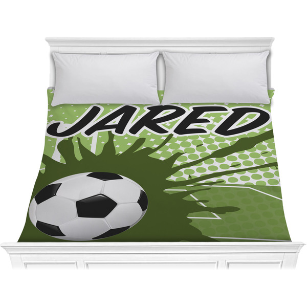 Custom Soccer Comforter - King (Personalized)