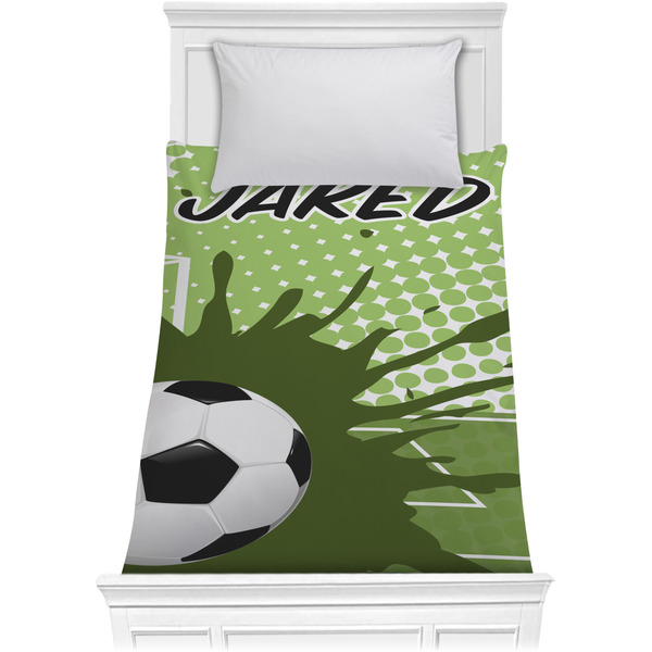 Custom Soccer Comforter - Twin XL (Personalized)