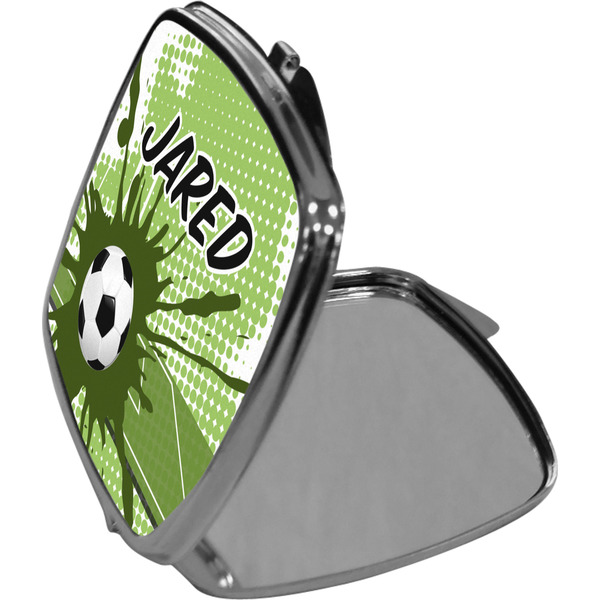 Soccer Compact Mirror (Side View)