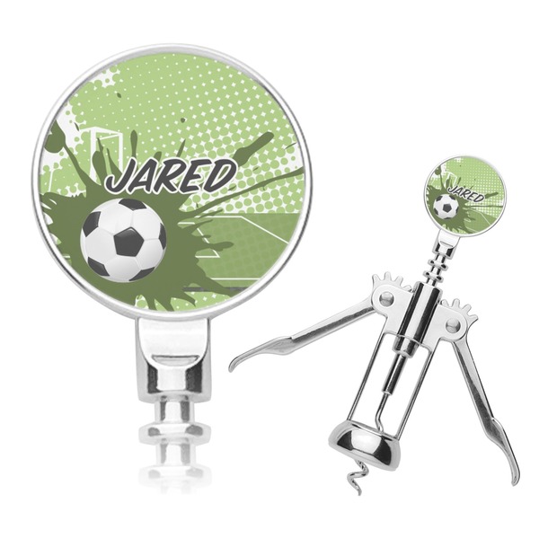 Custom Soccer Corkscrew (Personalized)