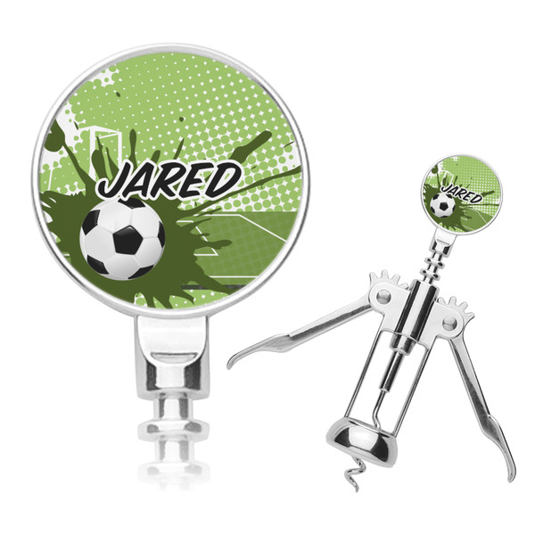 Custom Soccer Corkscrew (Personalized)