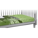 Soccer Crib Fitted Sheet (Personalized)