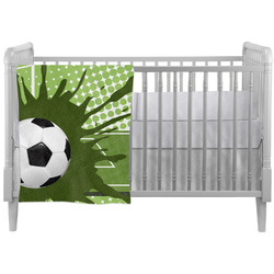 Soccer Crib Comforter / Quilt (Personalized)