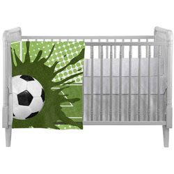 Soccer Crib Comforter / Quilt (Personalized)