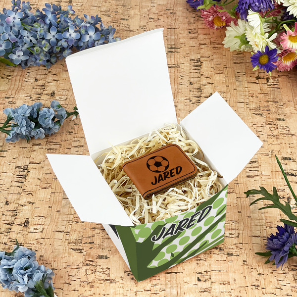 Soccer Cubic Gift Box - In Context
