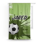 Soccer Curtain - 50"x84" Panel (Personalized)