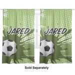Soccer Curtain Panel - Custom Size (Personalized)