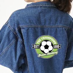 Soccer Large Custom Shape Patch - 2XL (Personalized)