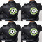 Soccer Custom Shape Iron On Patches - XXXL APPROVAL set of 4