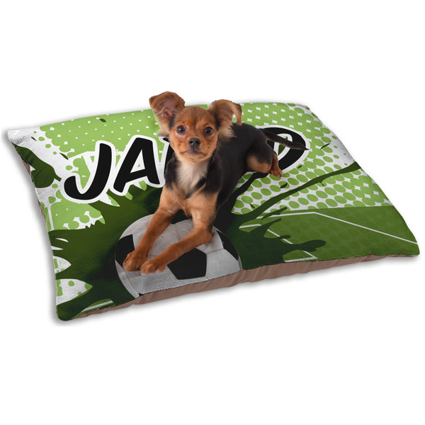 Soccer Dog Bed - Small LIFESTYLE