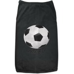 Soccer Black Pet Shirt - 3XL (Personalized)