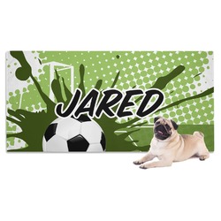 Soccer Dog Towel (Personalized)